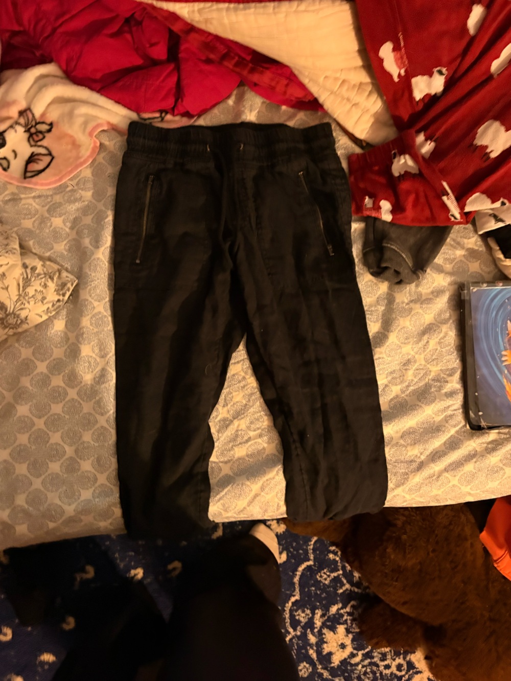 Athleta Black Men's Jogger Sweatpants with Zip Pockets